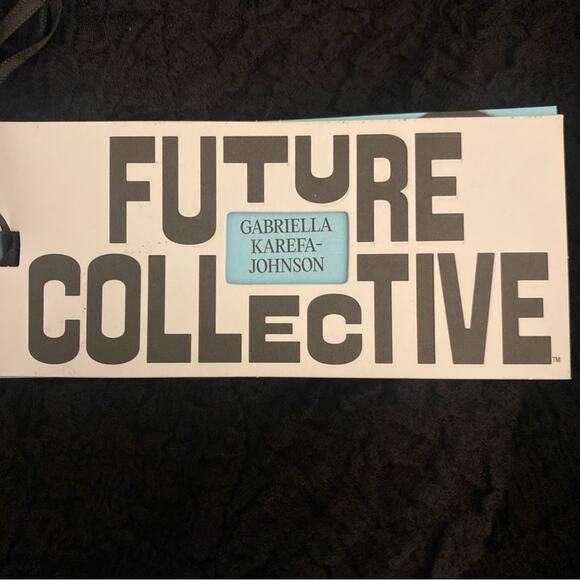 NWT Future Collective Black Textured Crop Top - Picture 11 of 13